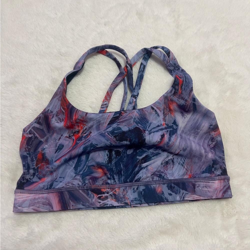 Purple lululemon sports bra
